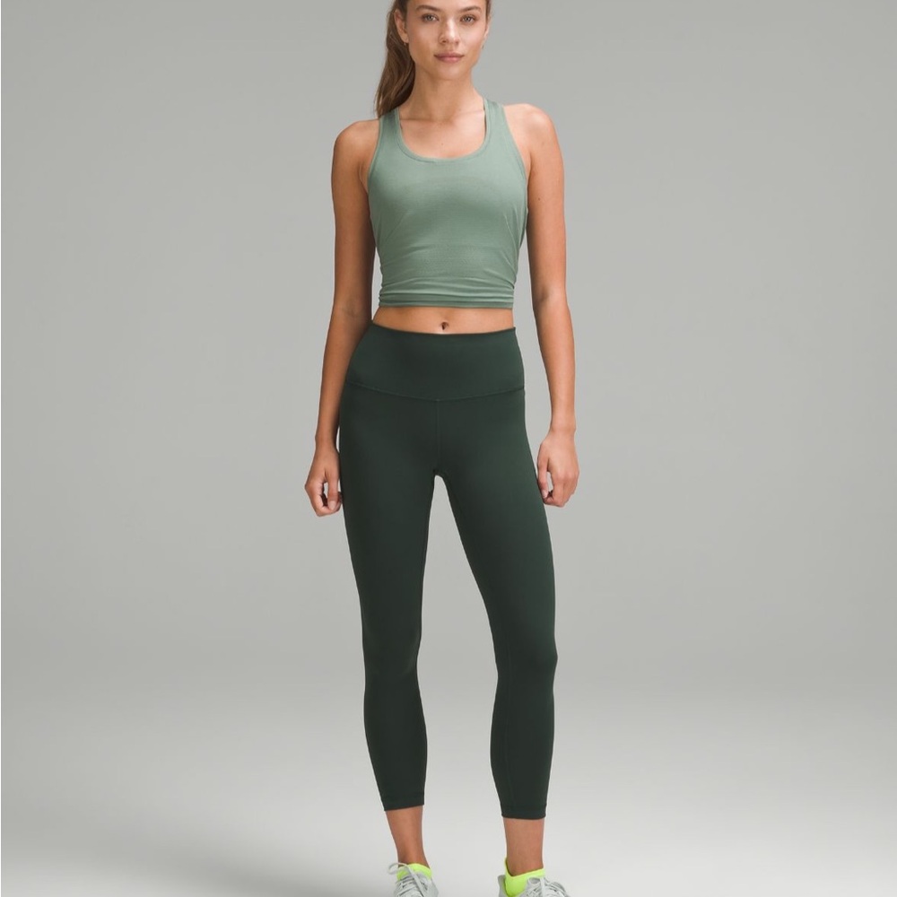Wunder Train High-Rise Tight 25" Army Green